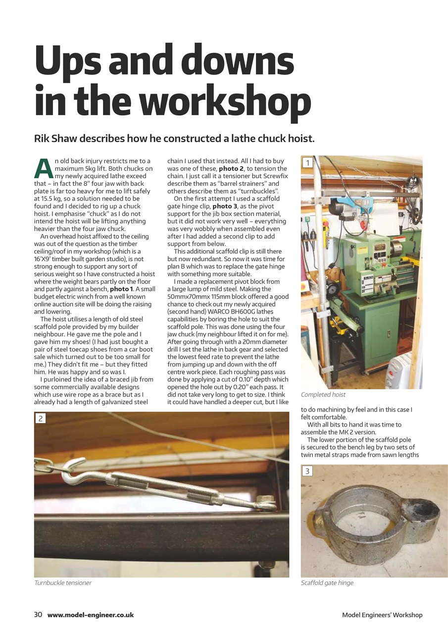 Model Engineer & Workshop Magazine Preview Pages
