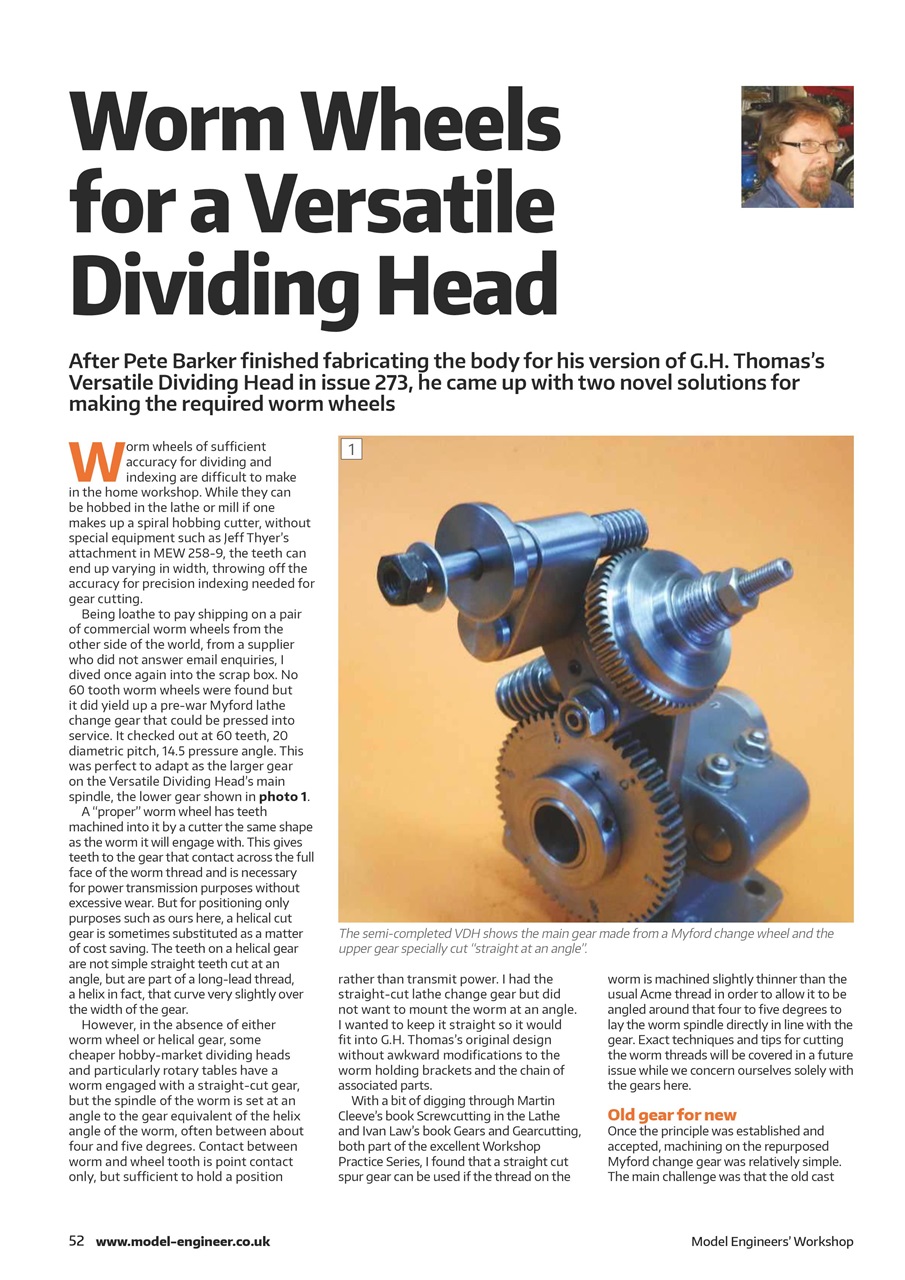 Model Engineer & Workshop Magazine Preview Pages