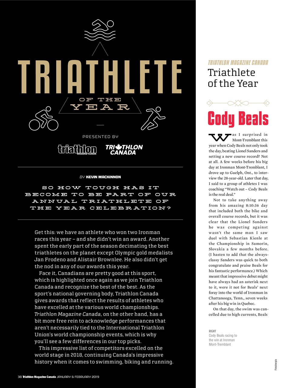 Triathlon Magazine Canada Preview Pages