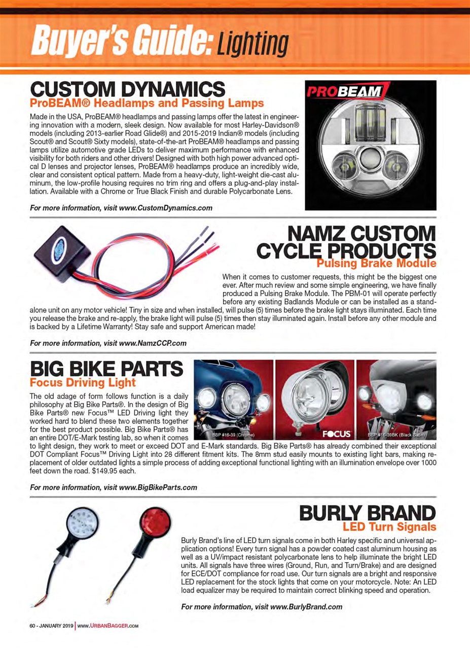 Urban Bagger Preview Pages