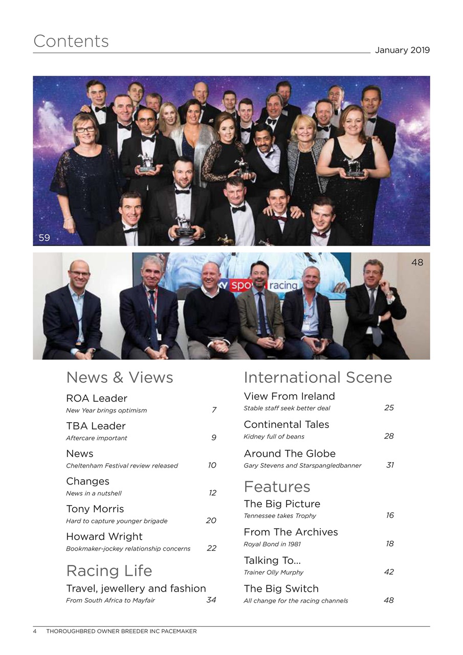 The Owner Breeder Preview Pages