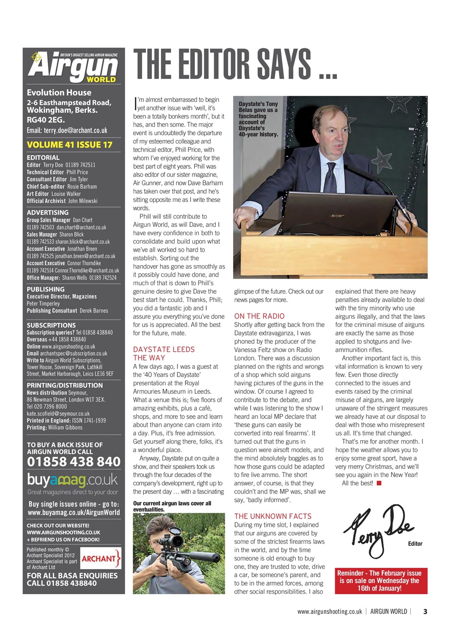 Airgun World Preview Pages