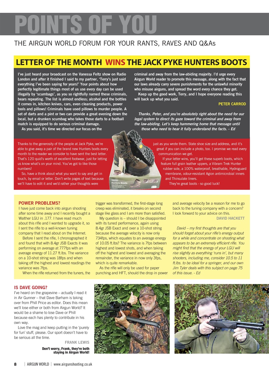 Airgun World Preview Pages