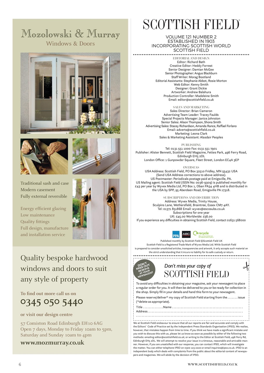 Scottish Field Preview Pages