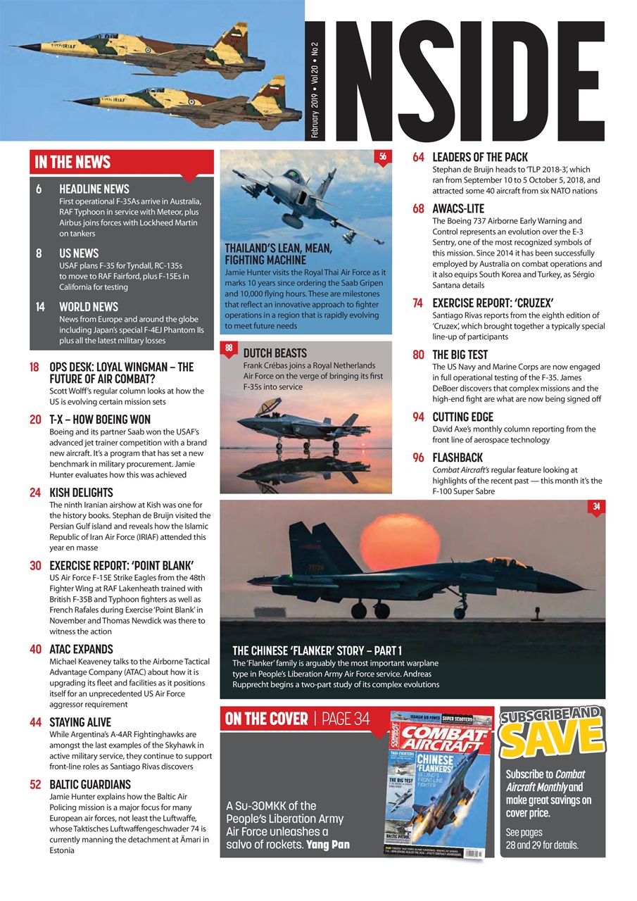 Combat Aircraft Journal Preview Pages