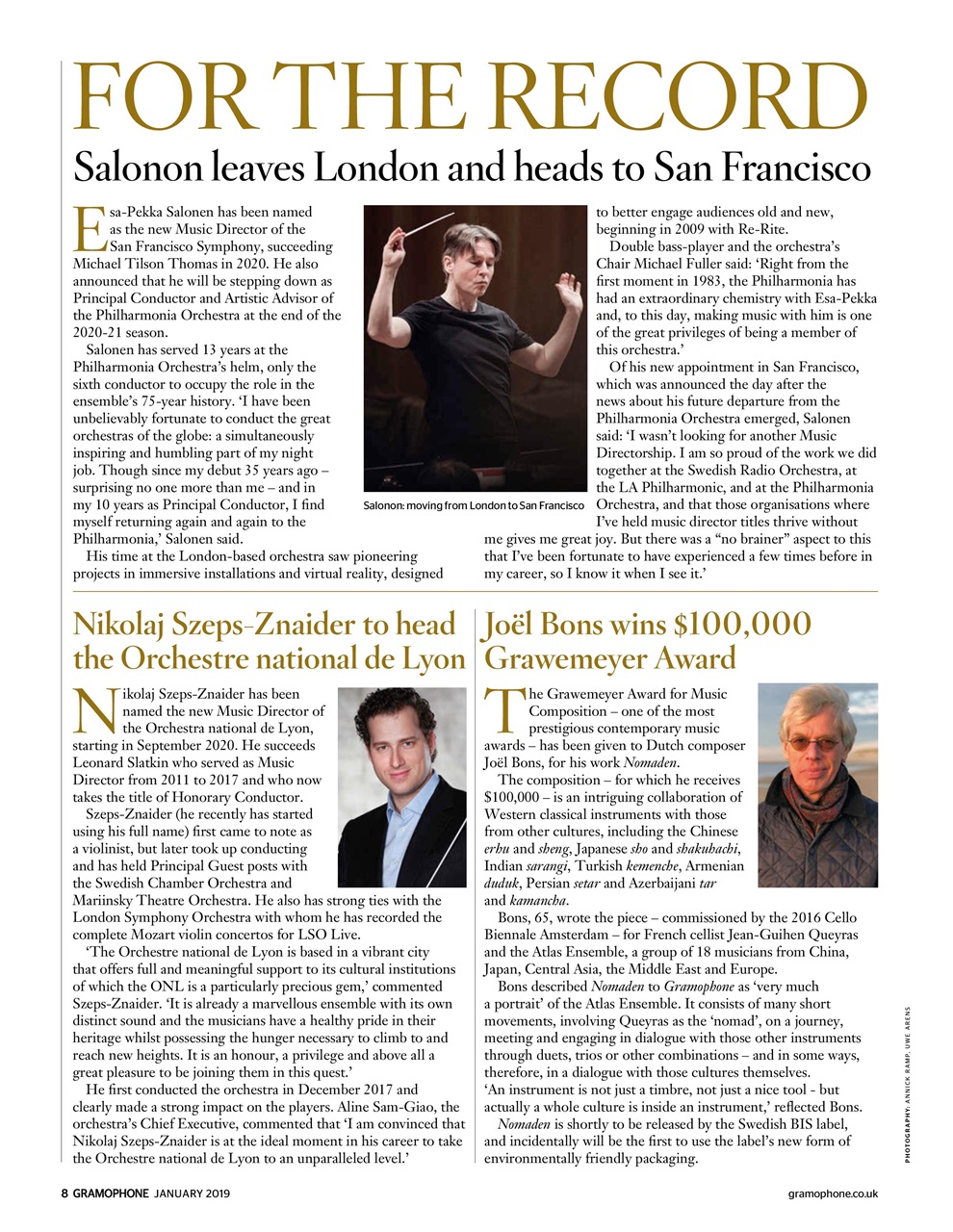 Gramophone Preview Pages