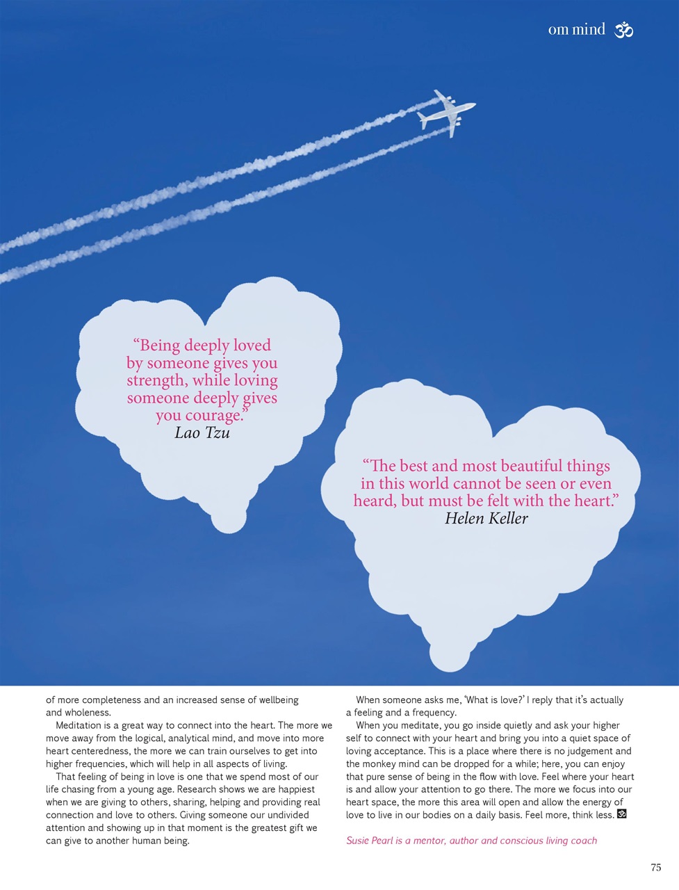 OM Yoga Magazine Preview Pages