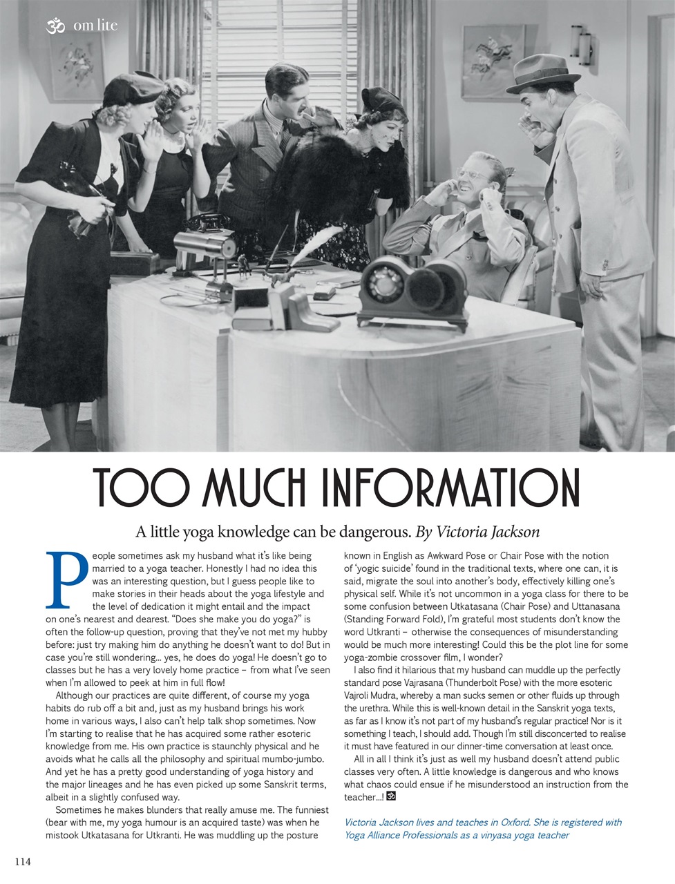OM Yoga Magazine Preview Pages
