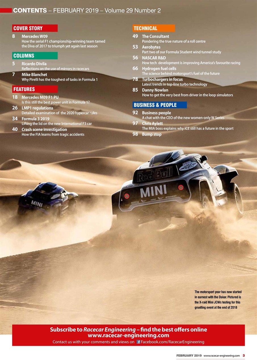 Racecar Engineering Preview Pages