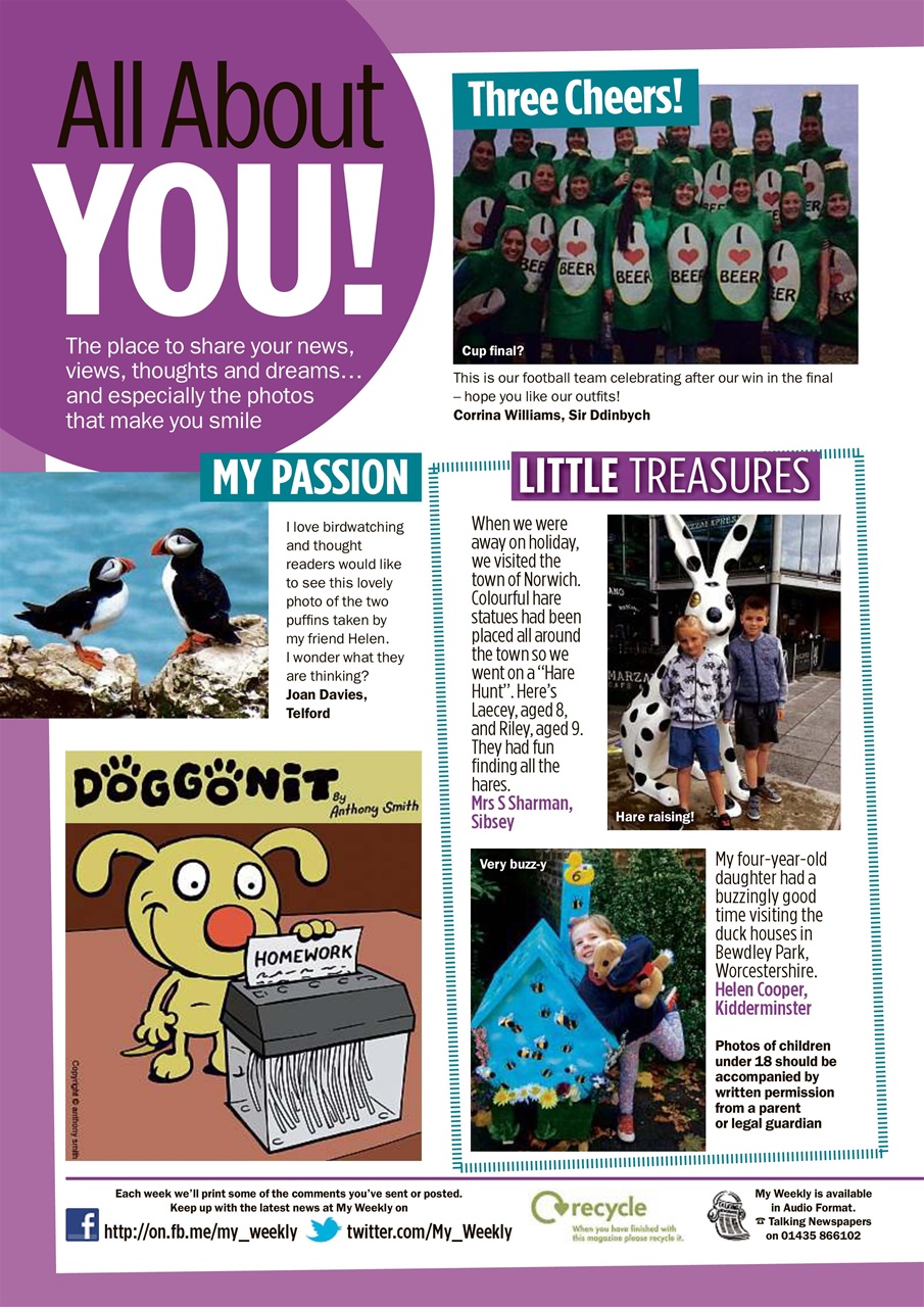 My Weekly Preview Pages