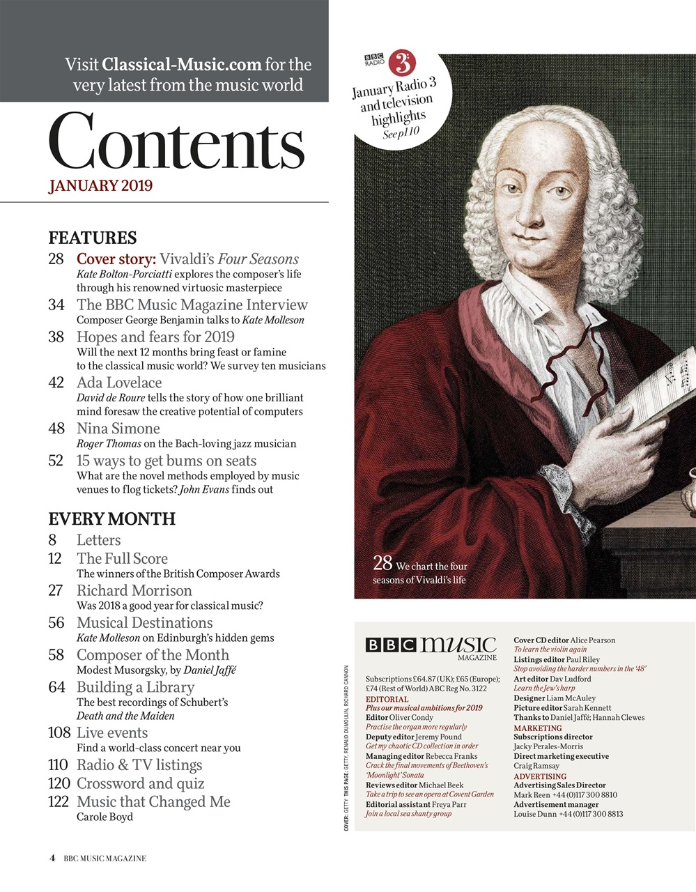 BBC Music Magazine Preview Pages