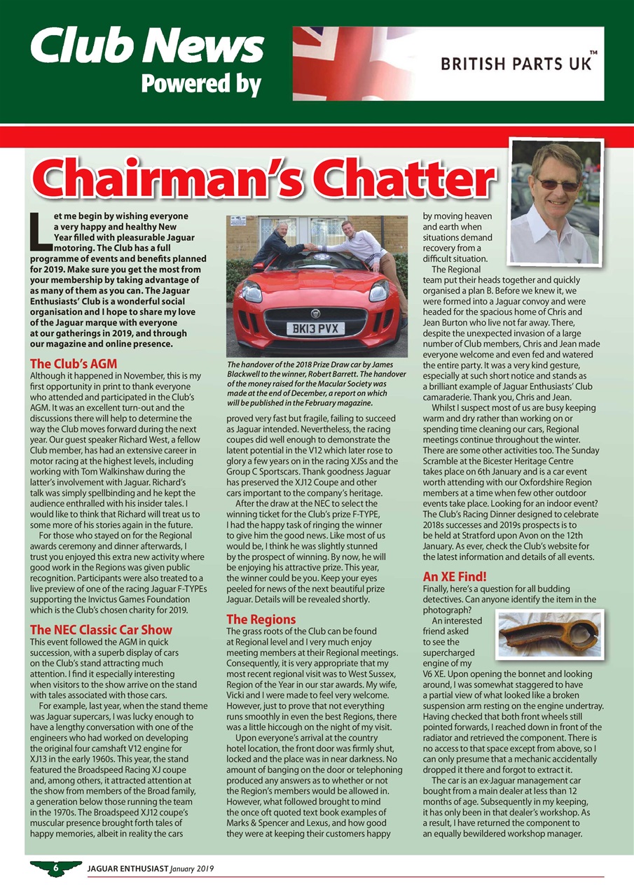 Jaguar Enthusiast Preview Pages