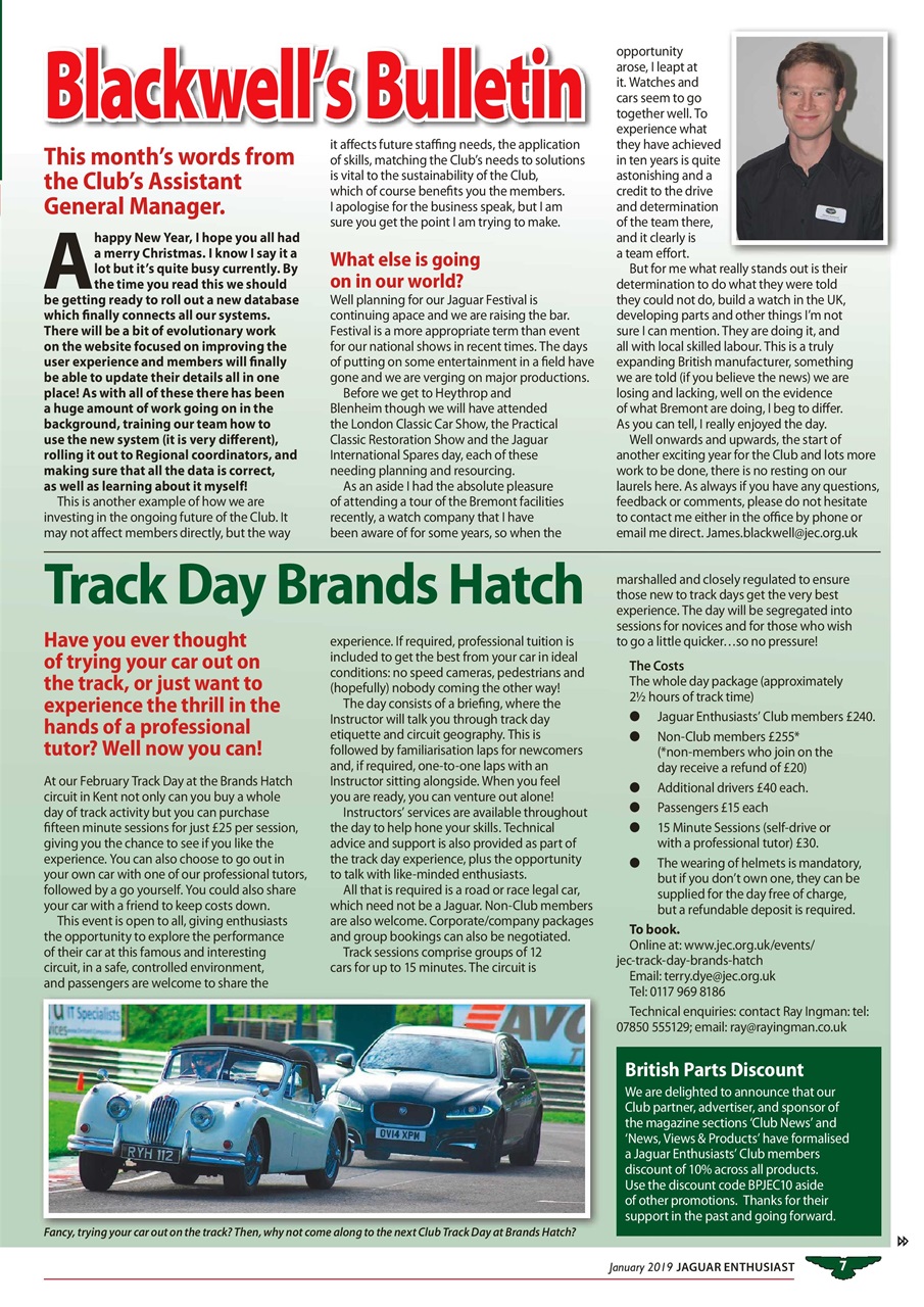Jaguar Enthusiast Preview Pages
