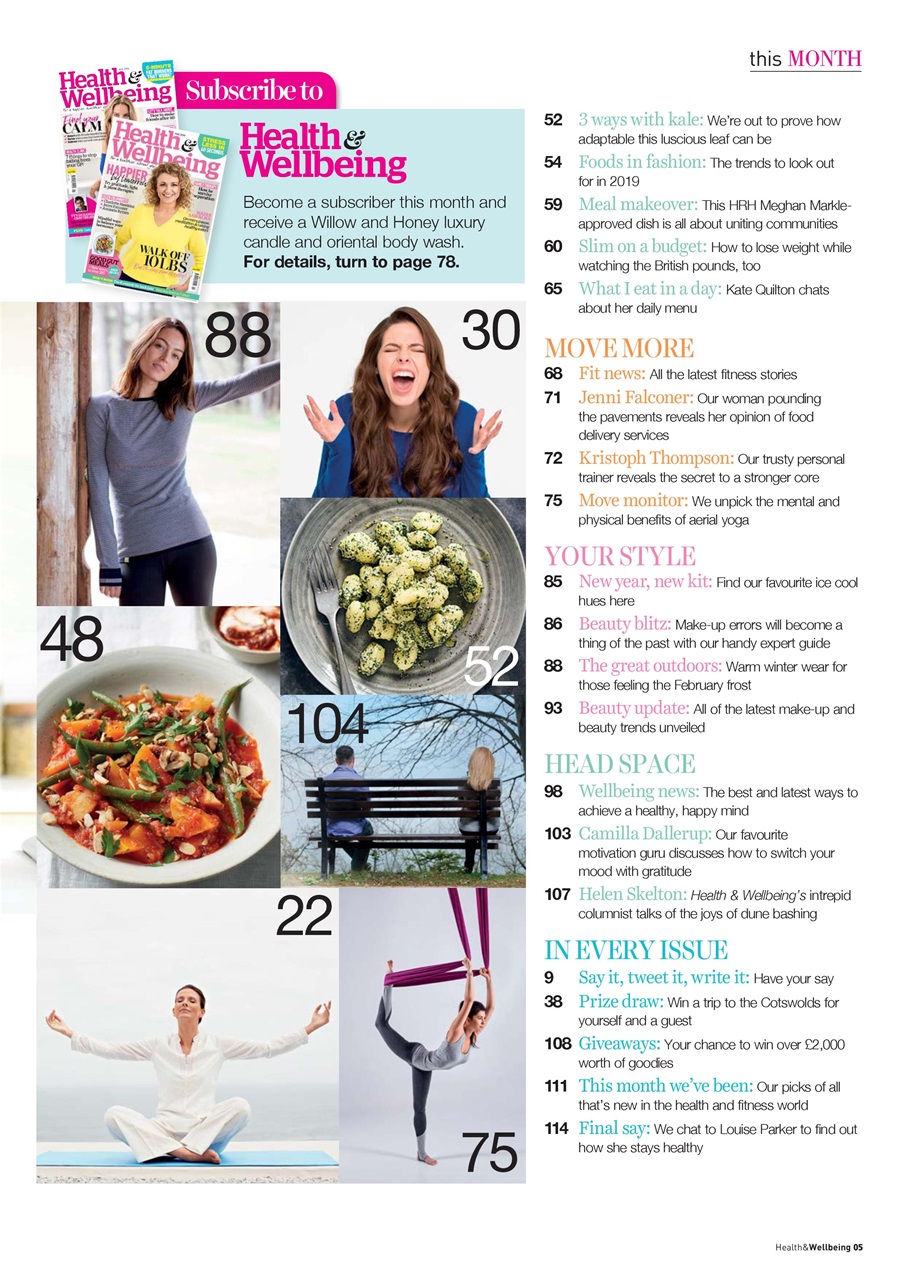 Health & Wellbeing Preview Pages