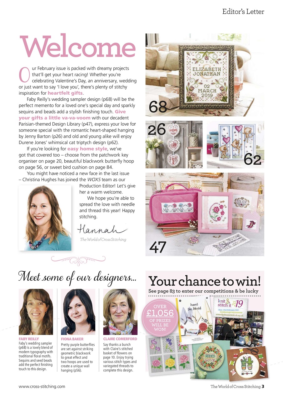 The World of Cross Stitching Preview Pages