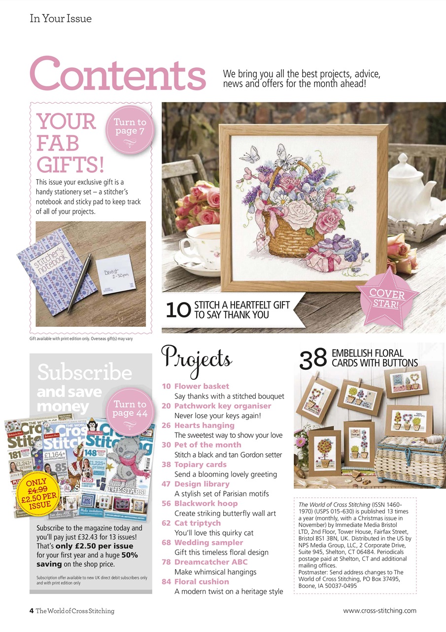 The World of Cross Stitching Preview Pages