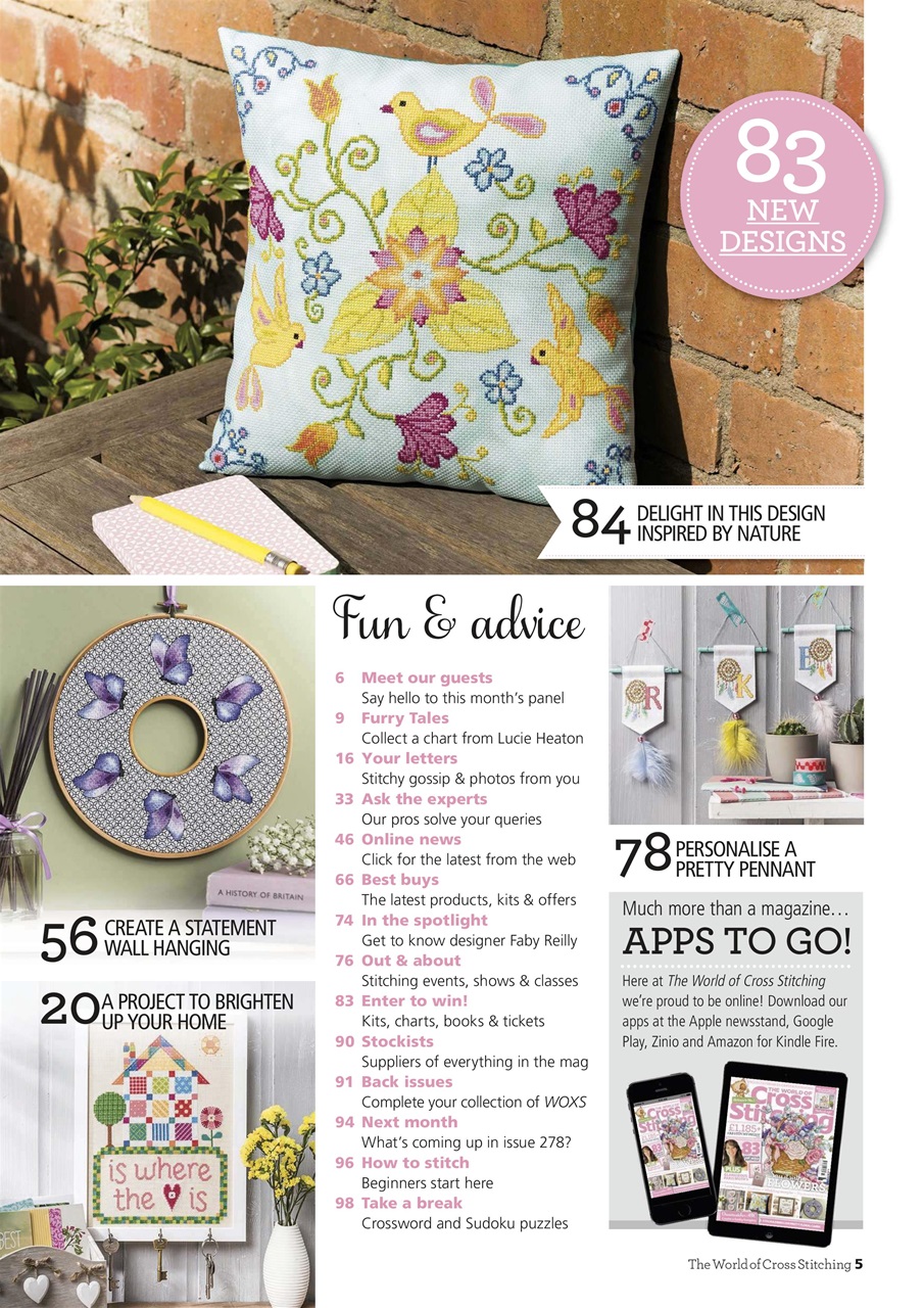 The World of Cross Stitching Preview Pages