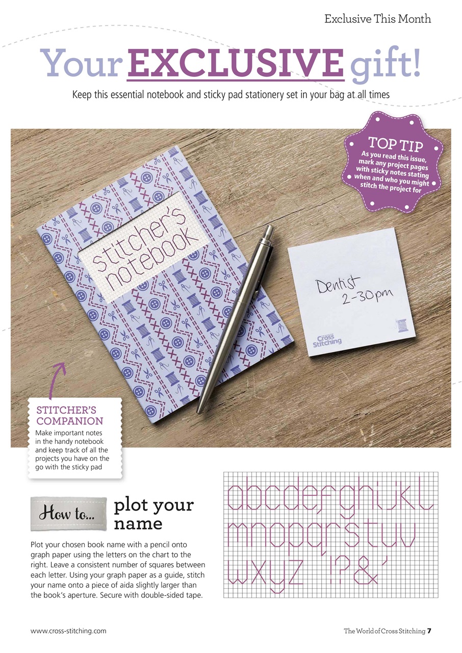 The World of Cross Stitching Preview Pages