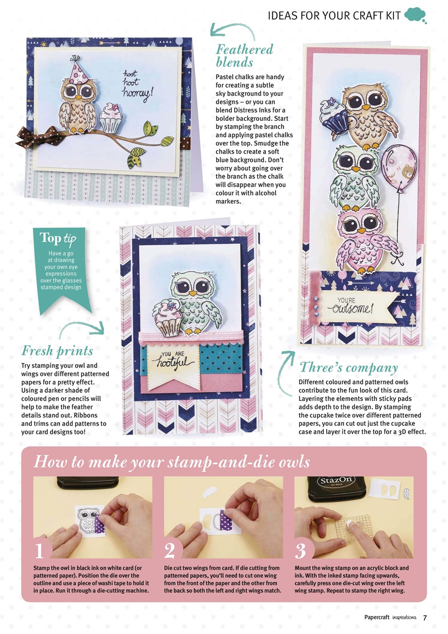 Papercraft Inspirations Preview Pages