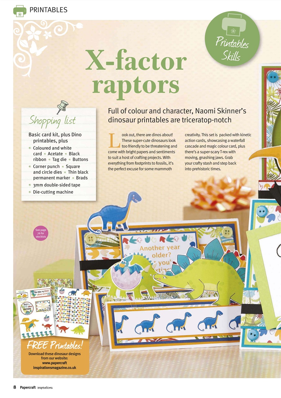 Papercraft Inspirations Preview Pages