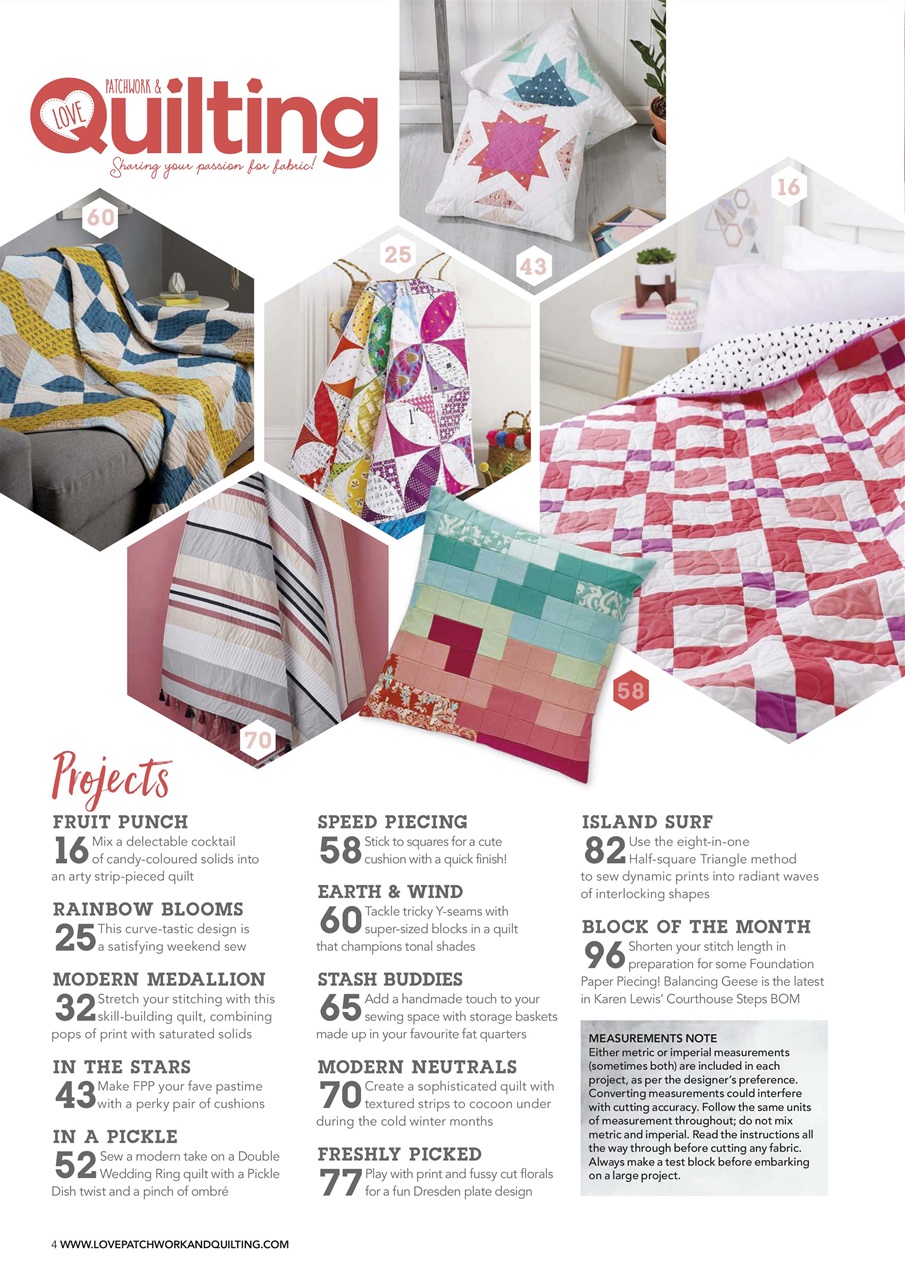 Love Patchwork & Quilting Preview Pages