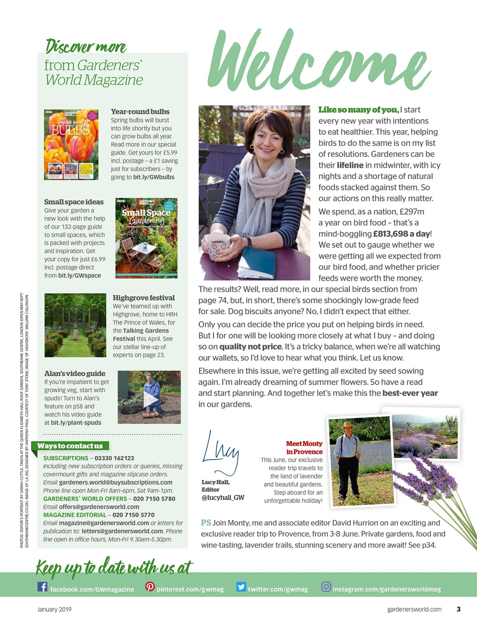 BBC Gardeners’ World Magazine Preview Pages