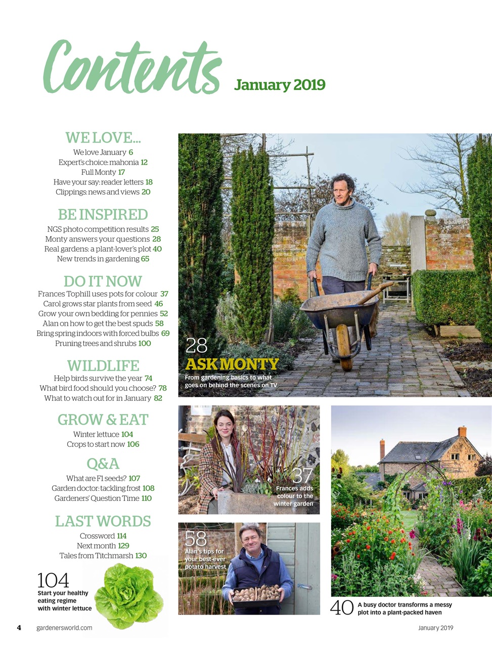 BBC Gardeners’ World Magazine Preview Pages