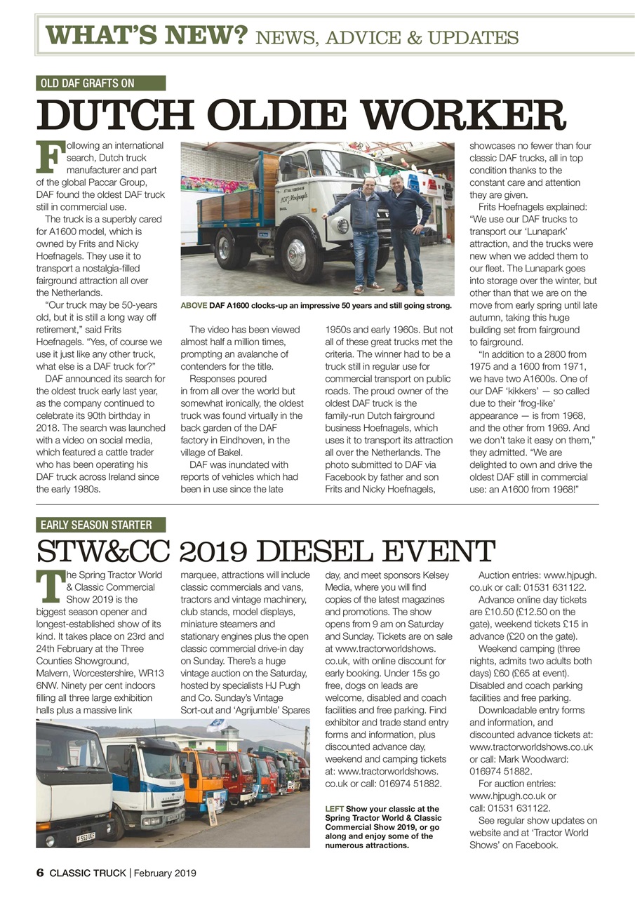 Classic Truck (OLD) Preview Pages