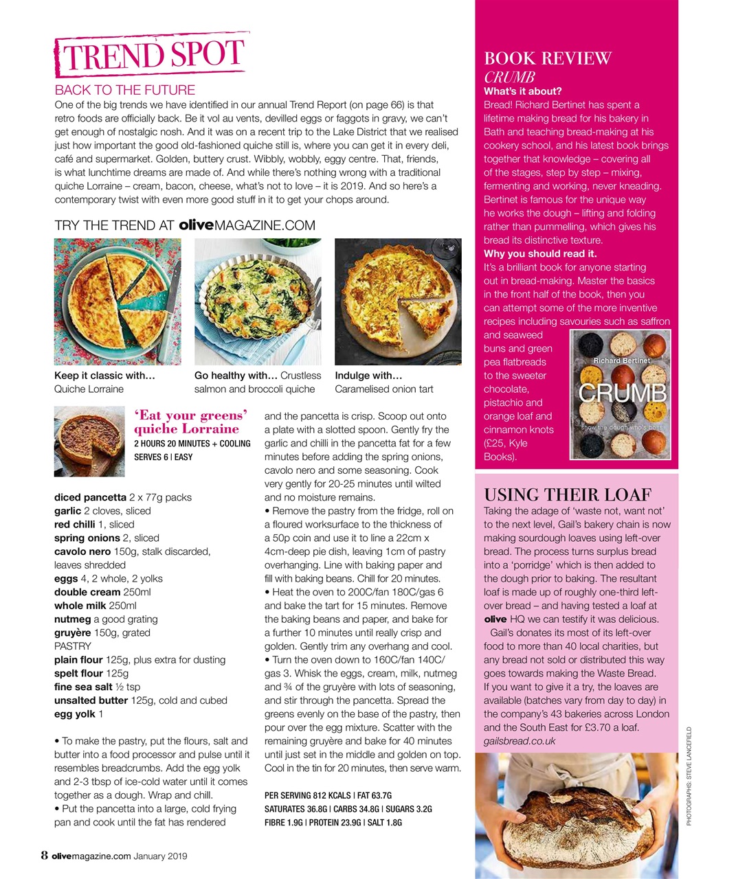 Olive Magazine Preview Pages