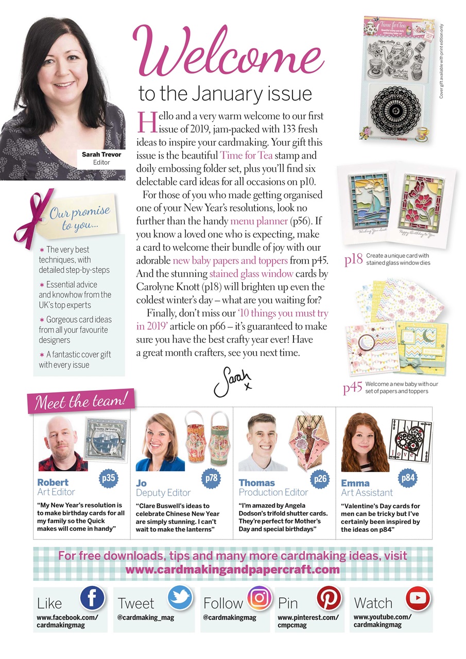 Cardmaking & Papercraft Preview Pages