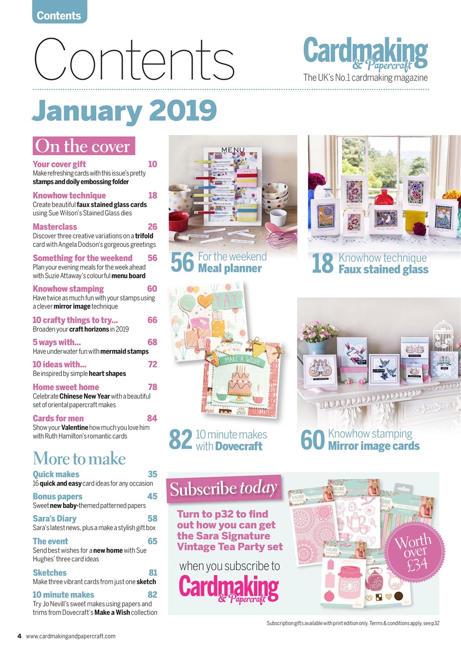 Cardmaking & Papercraft Preview Pages