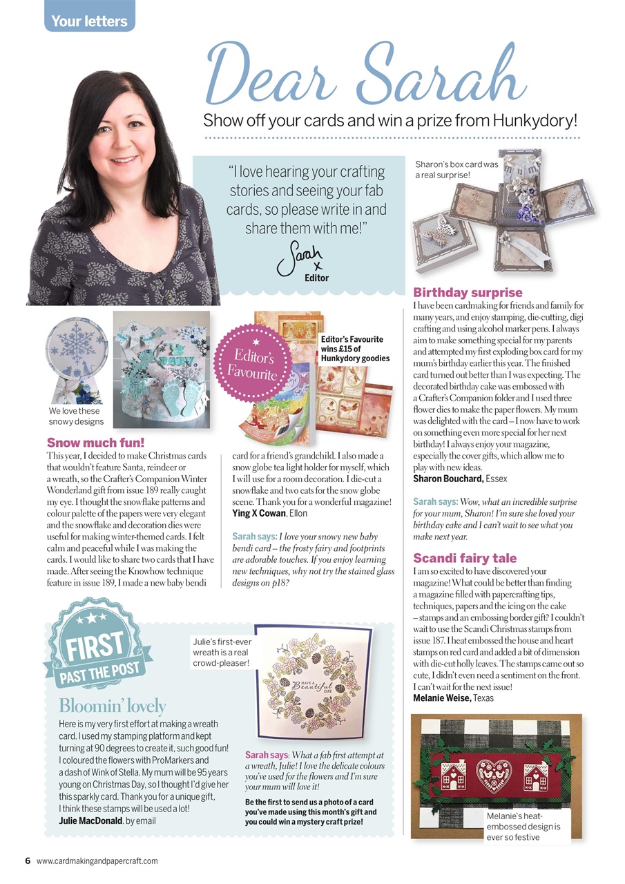 Cardmaking & Papercraft Preview Pages