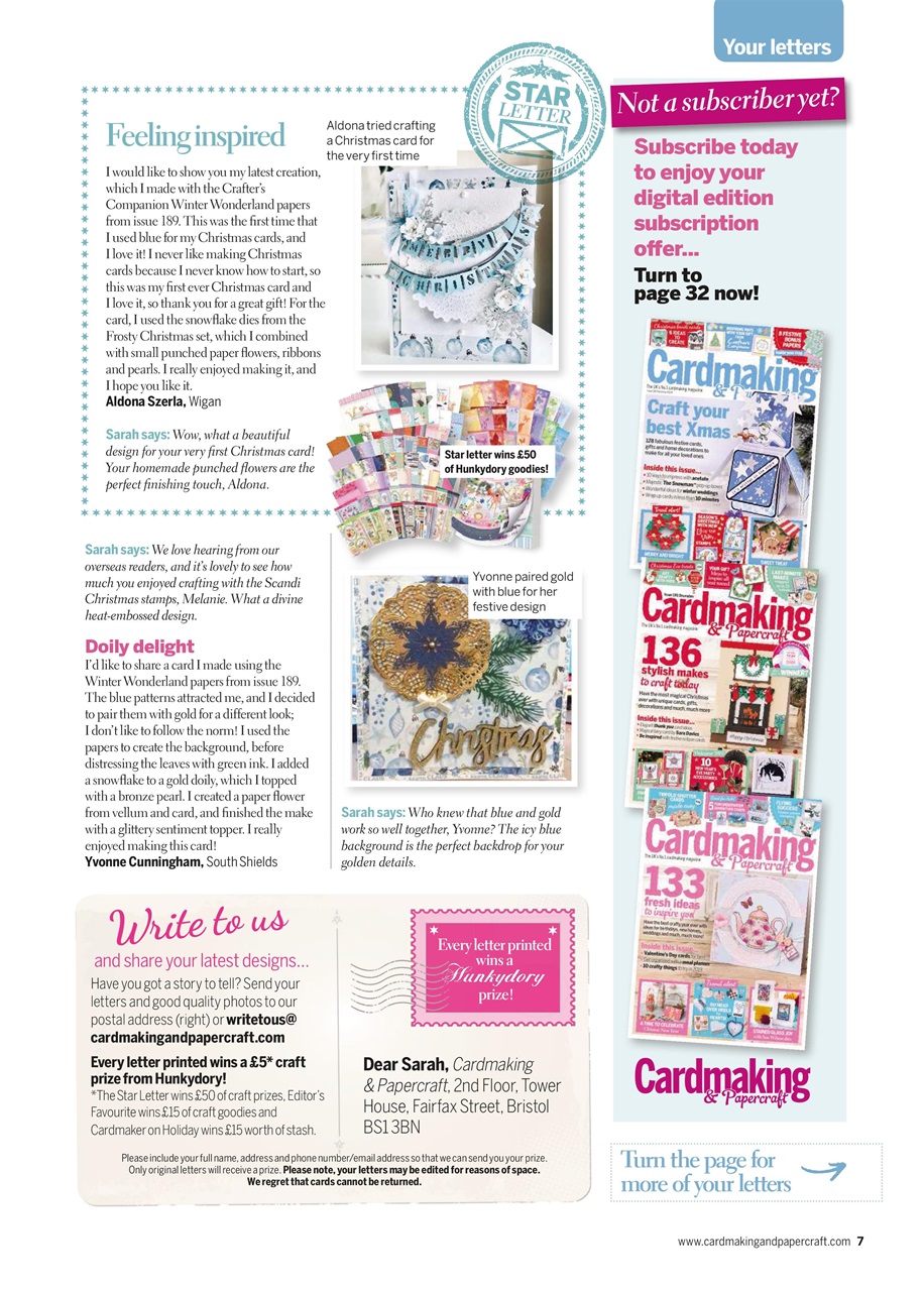 Cardmaking & Papercraft Preview Pages