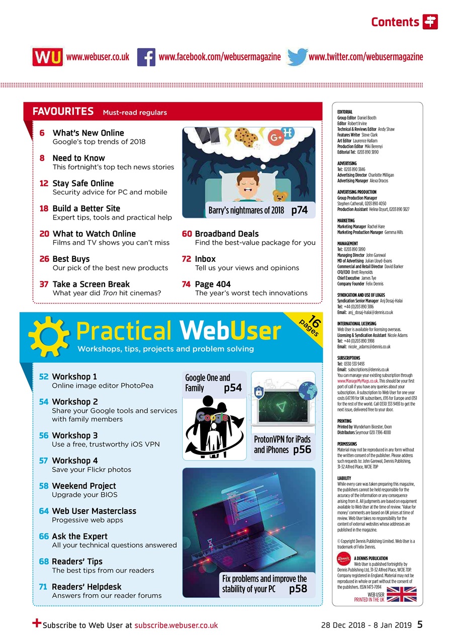 Webuser Preview Pages