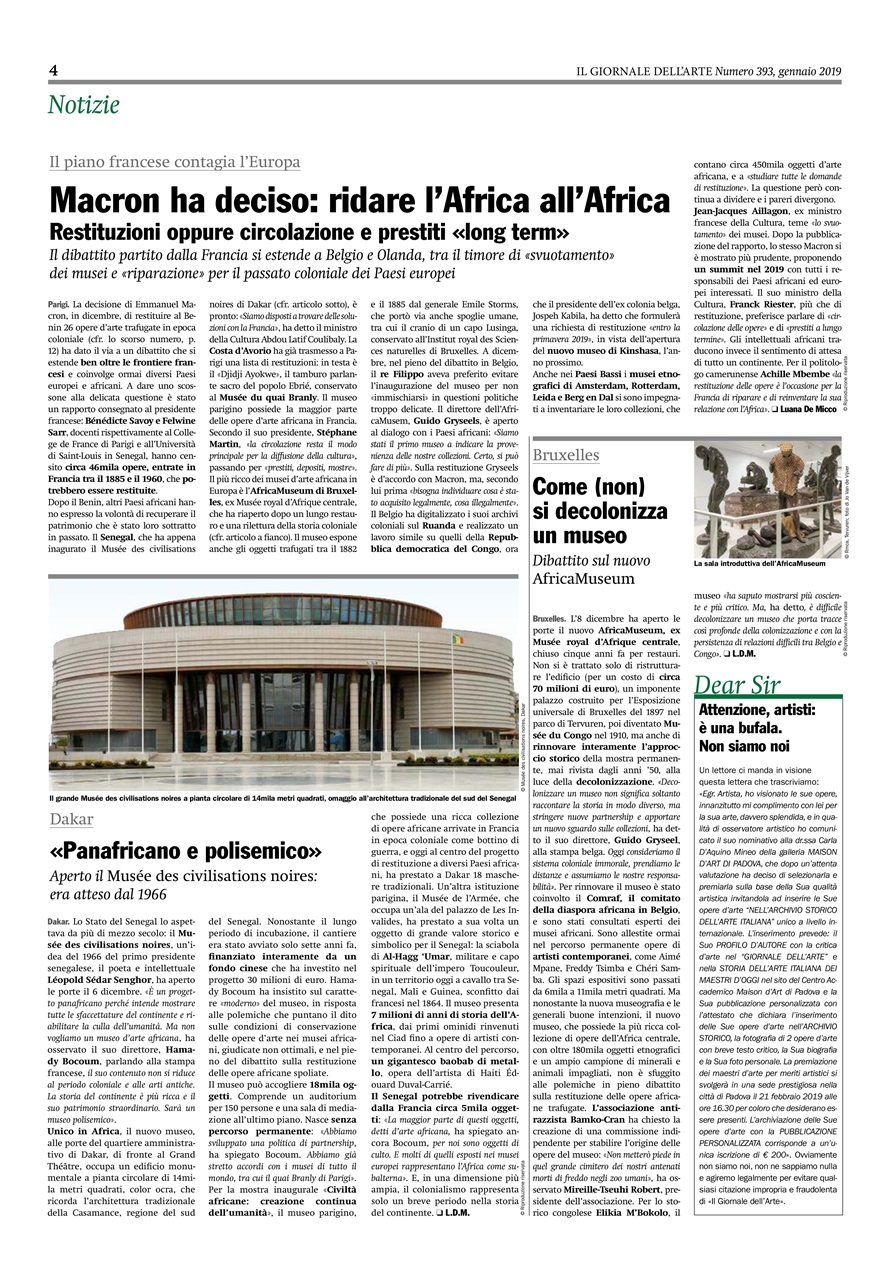 Il Giornale Dell’Arte Preview Pages
