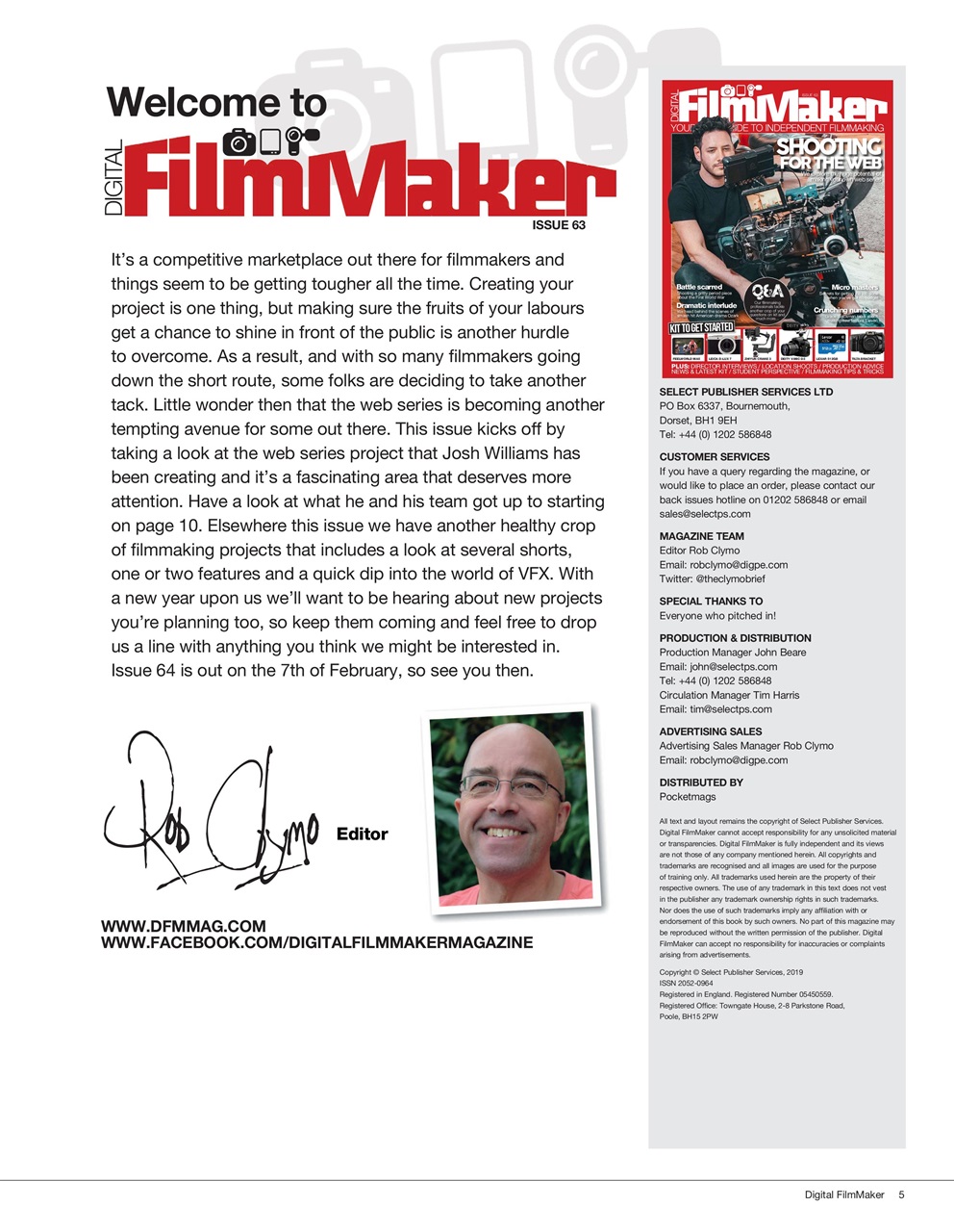 Digital FilmMaker Preview Pages