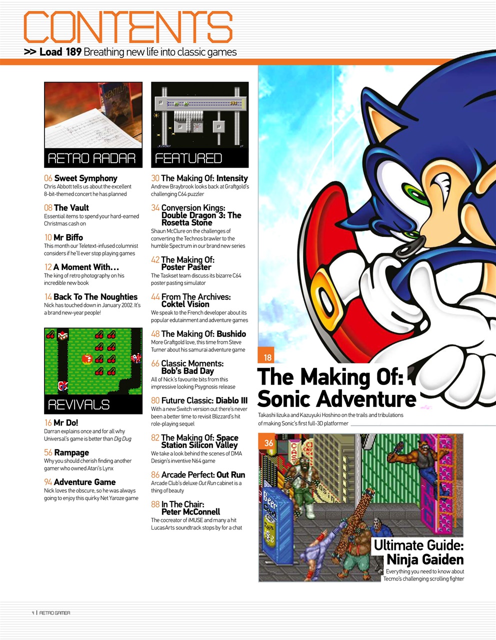 Retro Gamer Preview Pages