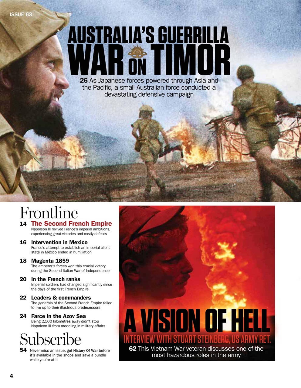 History of War Preview Pages