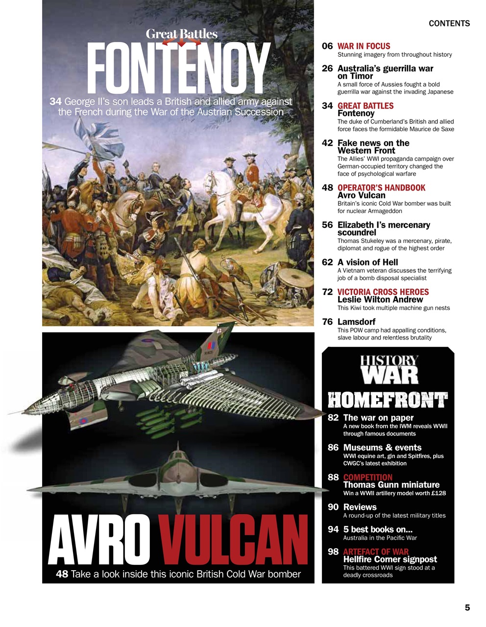 History of War Preview Pages