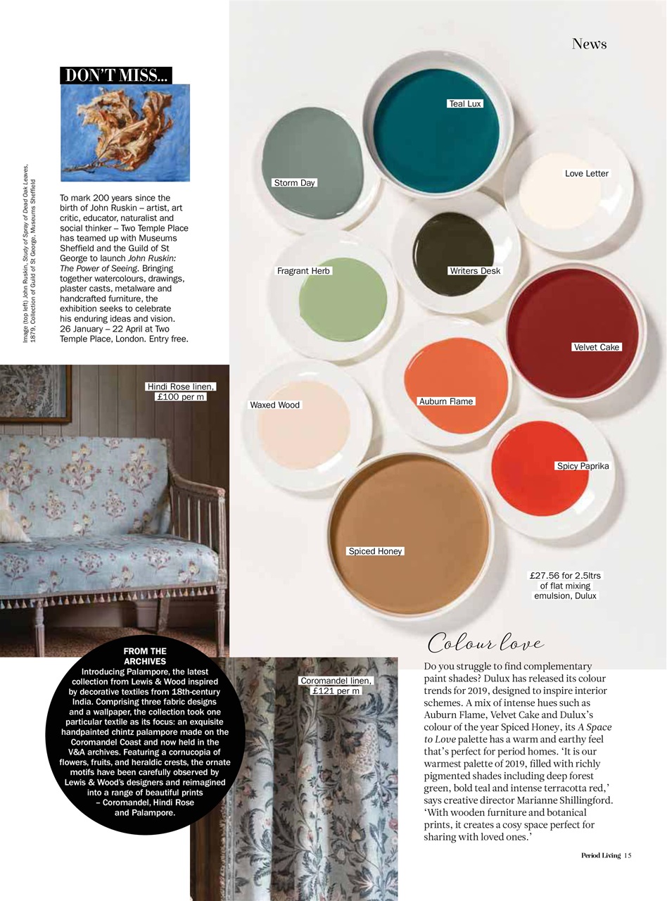 Period Living Magazine Preview Pages