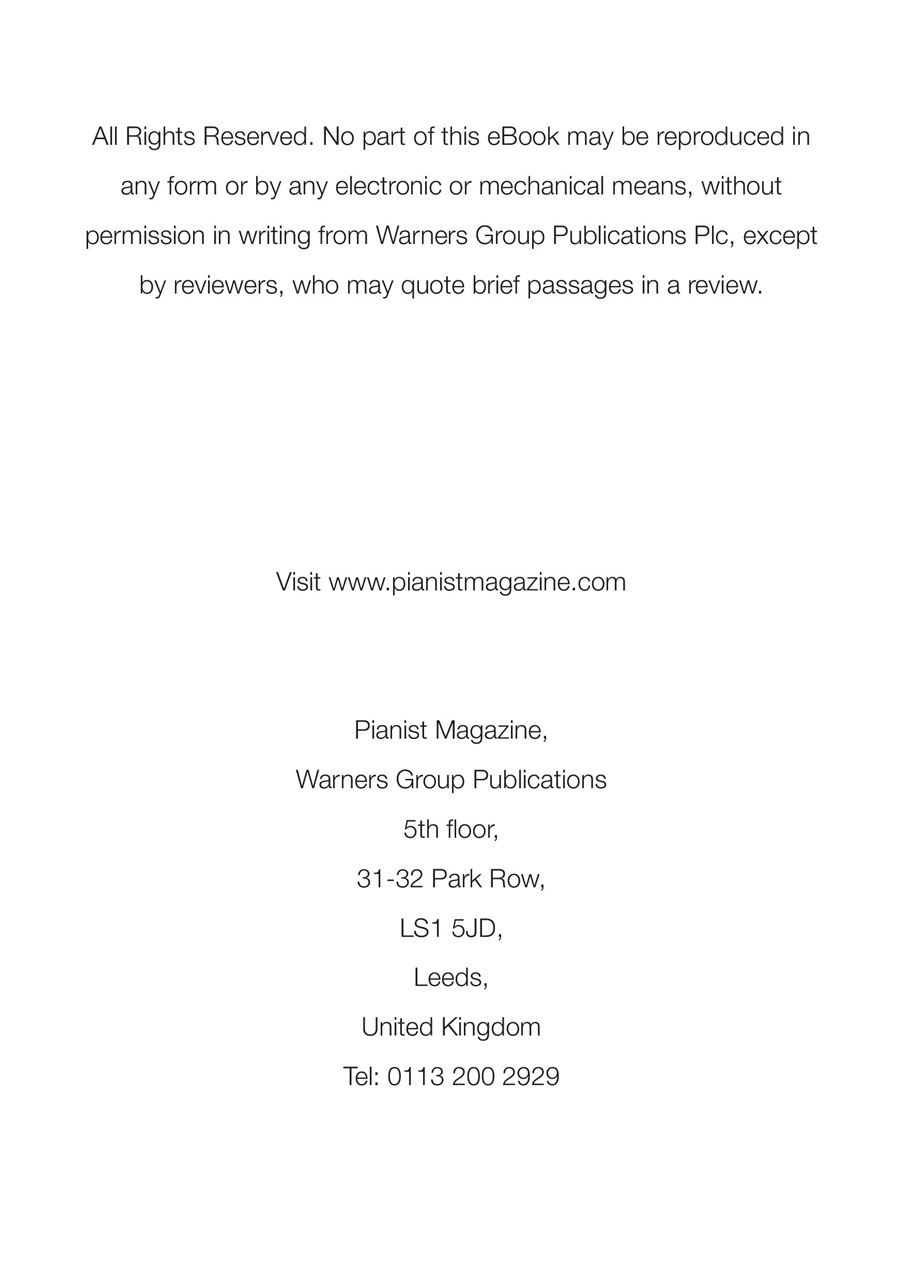 Pianist Preview Pages