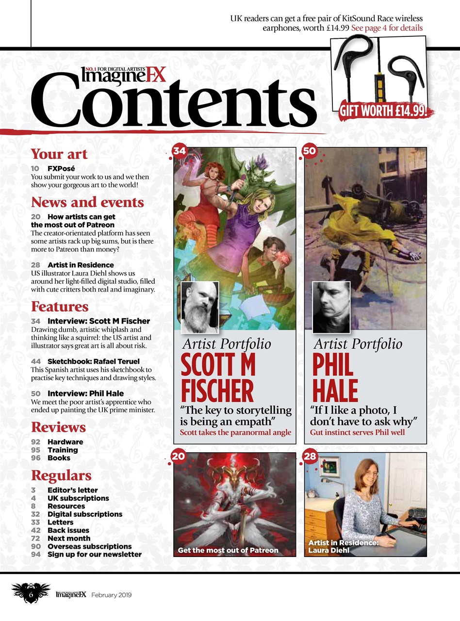 ImagineFX Preview Pages