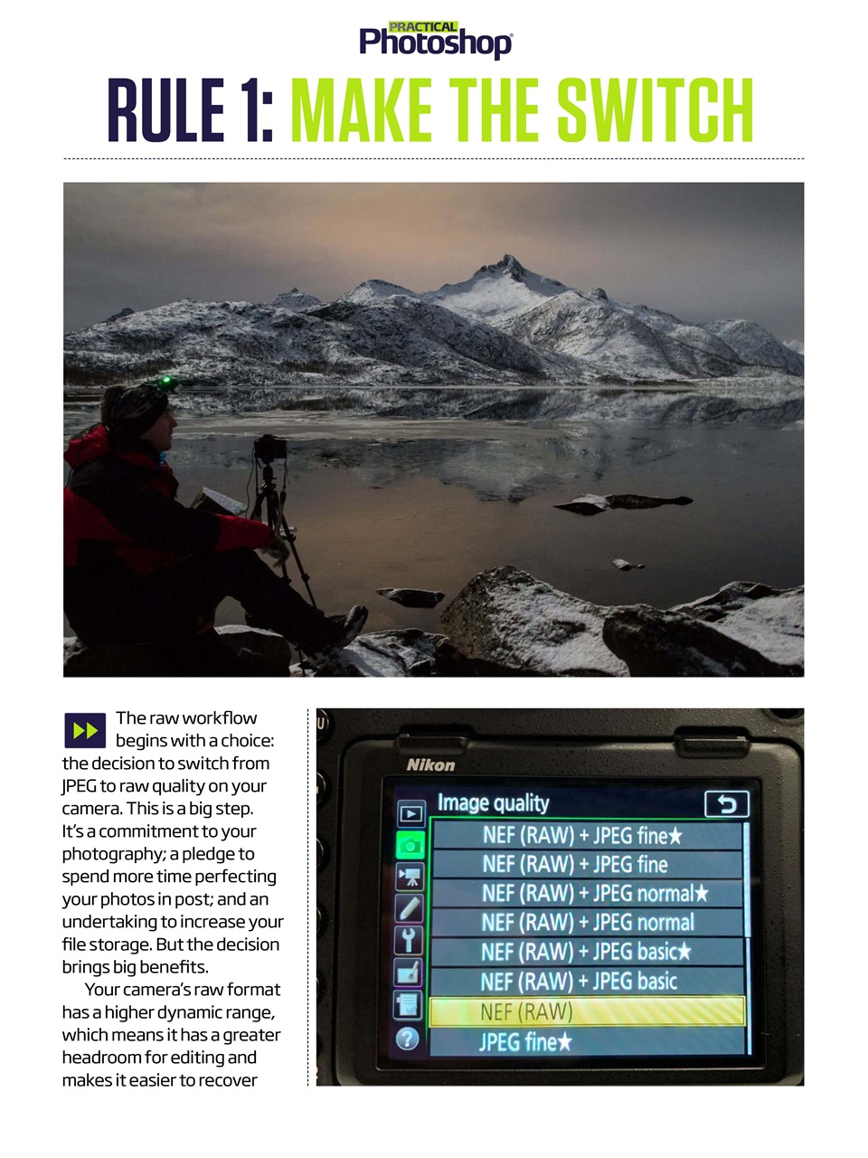 Practical Photoshop Preview Pages