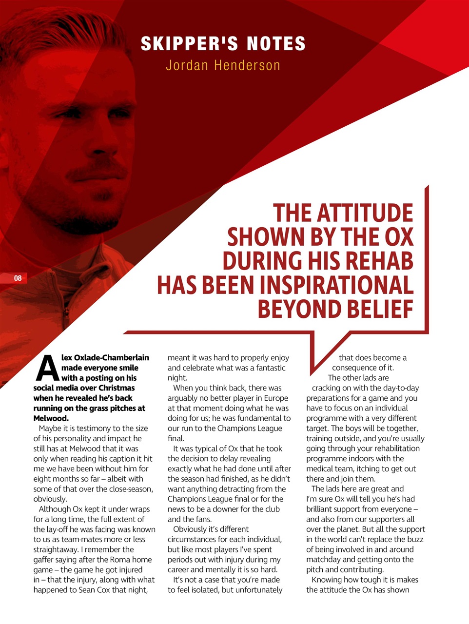 Liverpool FC Programmes Preview Pages