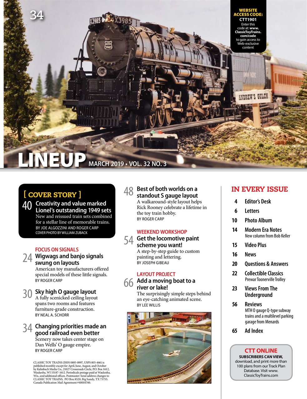 Classic Toy Trains Preview Pages