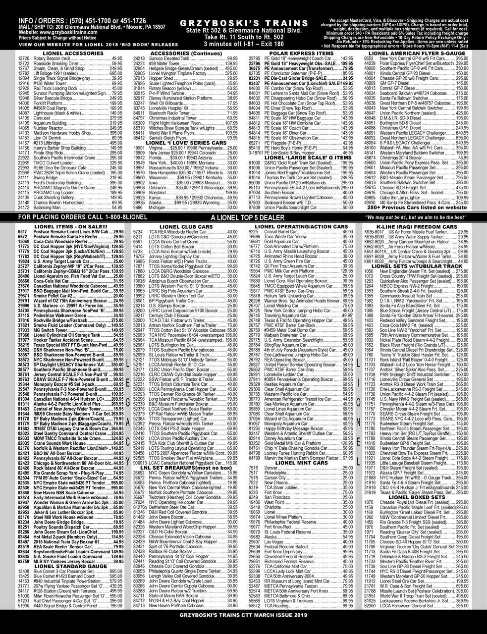 Classic Toy Trains Preview Pages