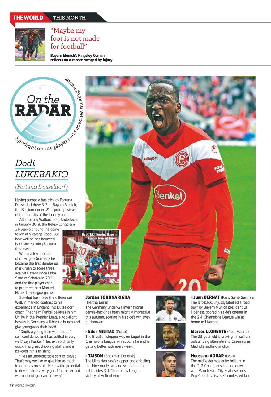 World Soccer Preview Pages