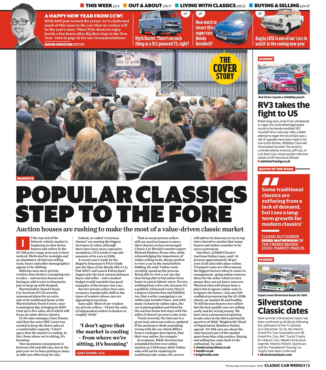 Classic Car Weekly Preview Pages