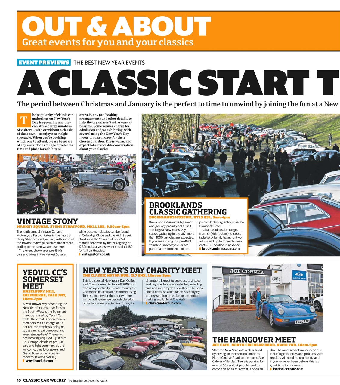Classic Car Weekly Preview Pages