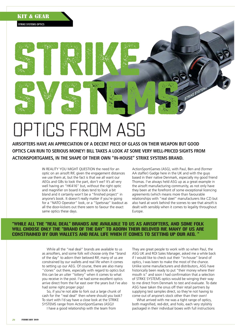 Airsoft Action Preview Pages